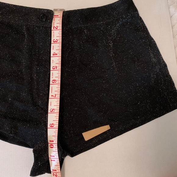 NWT Massimo Nuhi Sparkly Shorts in Black Made in Italy- Size S - Picture 7 of 7